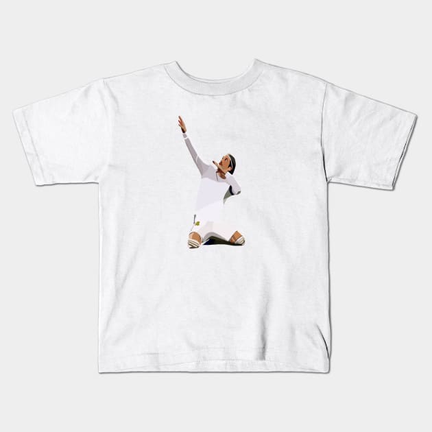 Real Madrid's Sergio Ramos Kids T-Shirt by Webbed Toe Design's